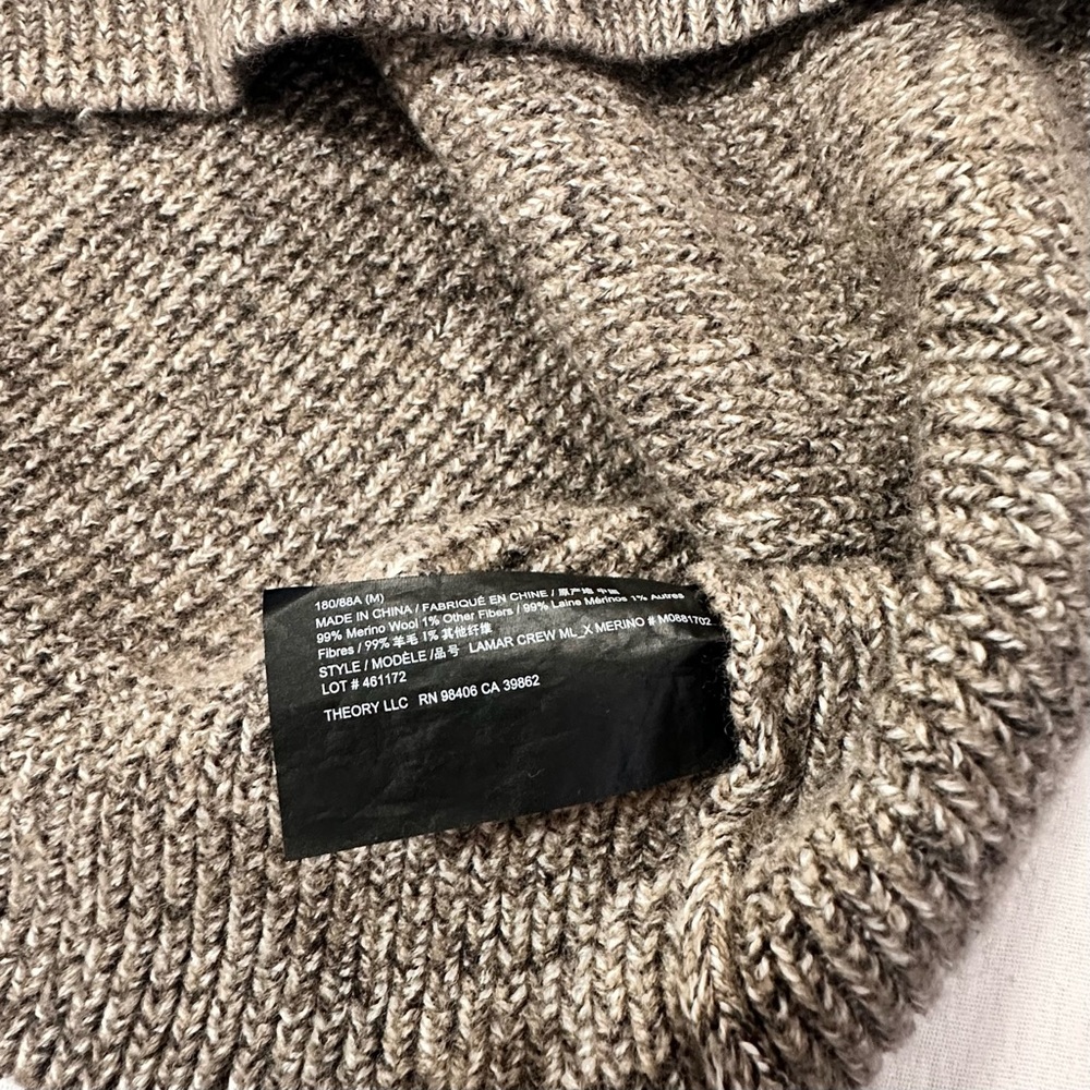 Theory Wool Crewneck Sweater - Picture 6 of 9